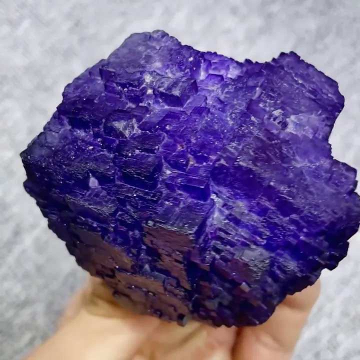 Natural Matrix Fluorite comes from Xinjiang,China 75*60*50MM - image 3