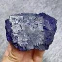 Natural Matrix Fluorite comes from Xinjiang,China 75*60*50MM - image 2