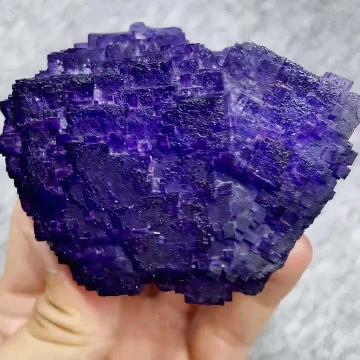 Natural Matrix Fluorite comes from Xinjiang,China 75*60*50MM - image 6