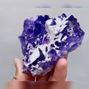 Natural Matrix Fluorite comes from Xinjiang,China 95*80*40MM - image 3