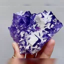 Natural Matrix Fluorite comes from Xinjiang,China 95*80*40MM - image 2