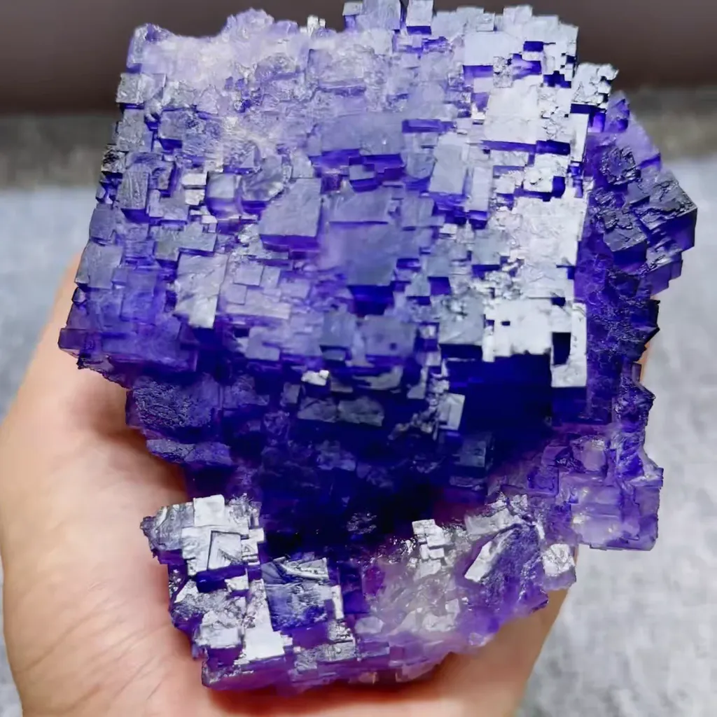 Natural Matrix Fluorite from Xinjiang,China 105*60*105MM - image 2