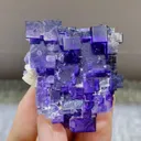 Natural Matrix Fluorite from Xinjiang,China 40*30*45MM - image 1