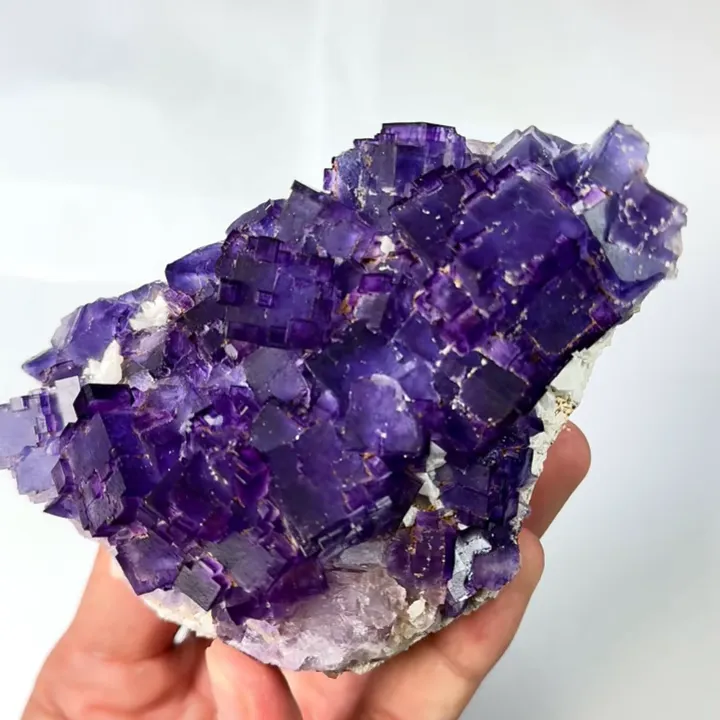 Natural Matrix Fluorite, Mineral Specimen: Xinjiang,China (115*75*50MM) - image 4