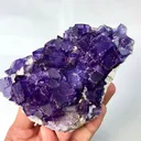 Natural Matrix Fluorite, Mineral Specimen: Xinjiang,China (115*75*50MM) - image 4