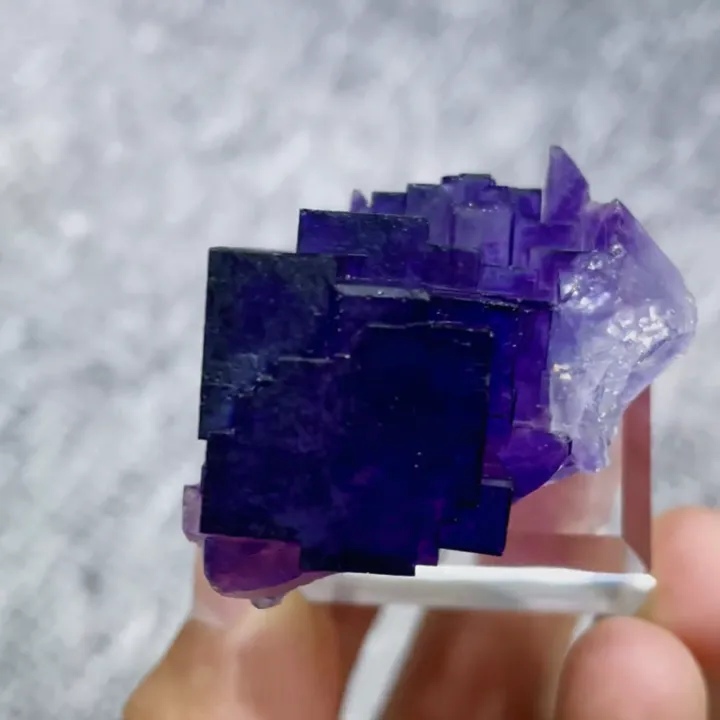 Natural Matrix Fluorite, Mineral Specimen: Xinjiang,China (30*30*25MM) - image 3