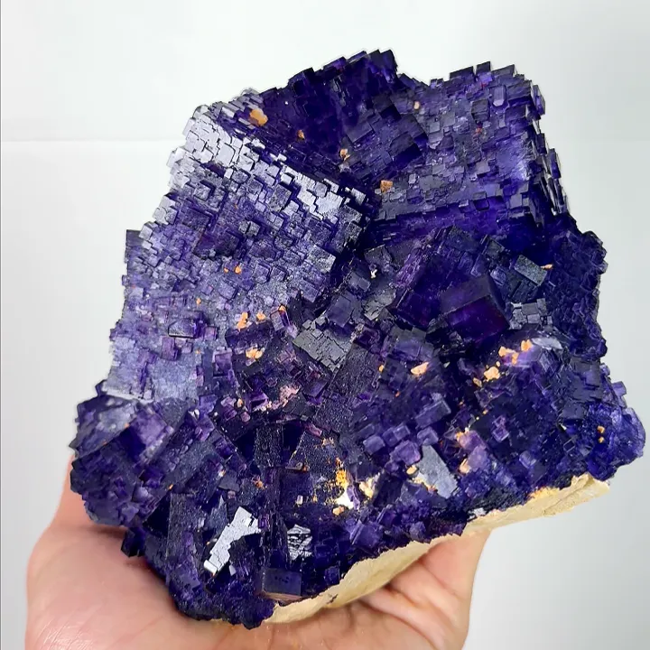 Natural Matrix Fluorite, Mineral Specimen:Xinjiang,China (160*150*85MM) image