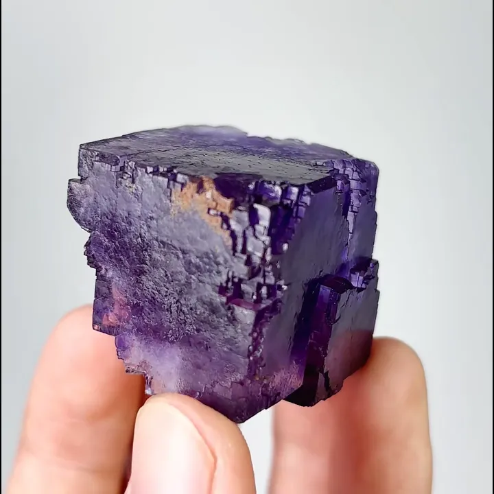 Natural Matrix Fluorite, Mineral Specimen:Xinjiang,China (30*25*25MM) - image 2