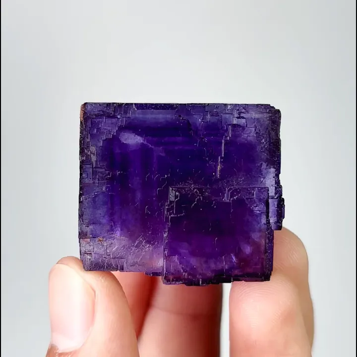 Natural Matrix Fluorite, Mineral Specimen:Xinjiang,China (30*25*25MM) image