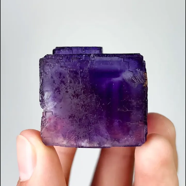 Natural Matrix Fluorite, Mineral Specimen:Xinjiang,China (30*25*25MM) - image 4