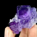 Natural Matrix Fluorite, Mineral Specimen:Xinjiang,China (35*45*35MM) - image 3