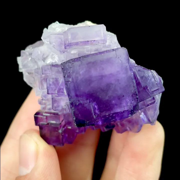 Natural Matrix Fluorite, Mineral Specimen:Xinjiang,China (35*45*35MM) - image 4