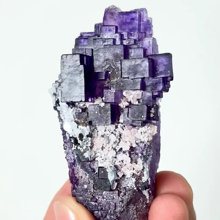 Natural Matrix Fluorite, Mineral Specimen:Xinjiang,China (40*65*30MM) - image 2