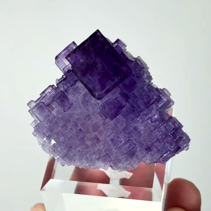 Natural Matrix Fluorite, Mineral Specimen:Xinjiang,China (50*40*40MM) - image 5
