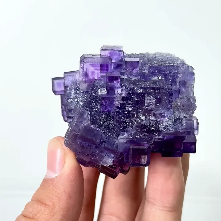 Natural Matrix Fluorite, Mineral Specimen:Xinjiang,China (50*45*45MM) - image 9