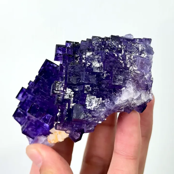 Natural Matrix Fluorite, Mineral Specimen:Xinjiang,China (50*70*75MM) - image 4