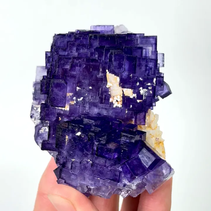 Natural Matrix Fluorite, Mineral Specimen:Xinjiang,China (50*70*75MM) - image 6
