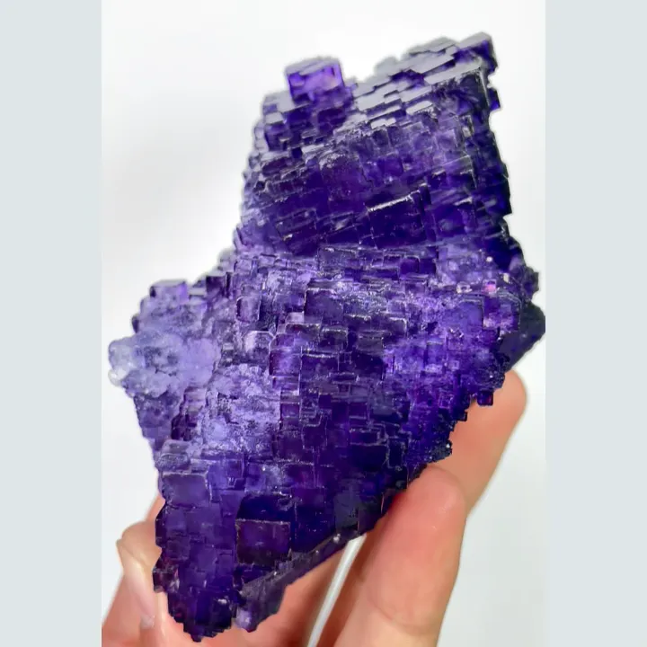 Natural Matrix Fluorite, Mineral Specimen:Xinjiang,China (65*90*65MM) - image 4