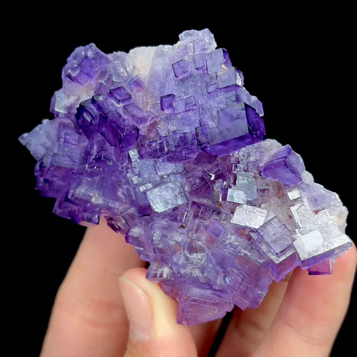 Natural Matrix Fluorite, Mineral Specimen:Xinjiang,China (75*50*30MM) - image 4