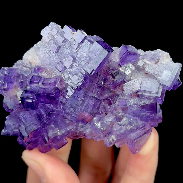 Natural Matrix Fluorite, Mineral Specimen:Xinjiang,China (75*50*30MM) - image 3