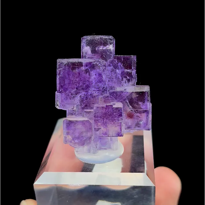 Natural Matrix Fluorite, Mineral Specimen:Xinjiang,China (80*35*20MM) - image 4