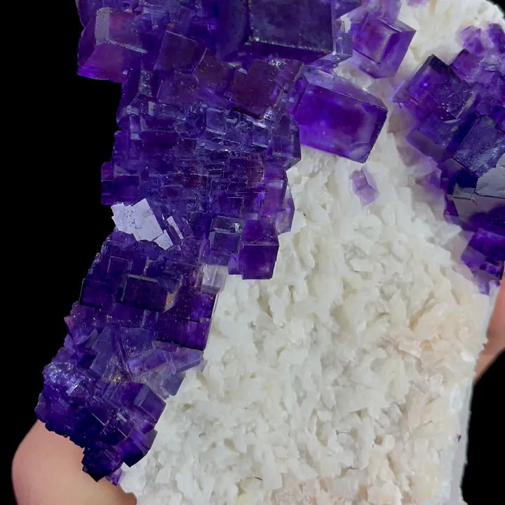 Natural Matrix Fluorite, Mineral Specimen:Xinjiang,China (85*160*55MM) - image 4