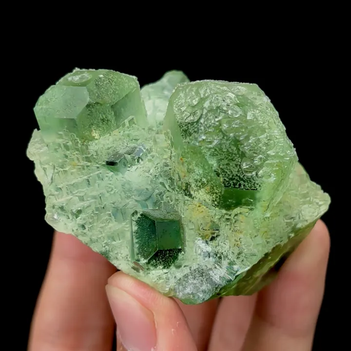 Natural Melted Green Fluorite Mineral Specimen,High Quality Specimen,FUJIAN,CHINA(61*53*50mm) - image 3