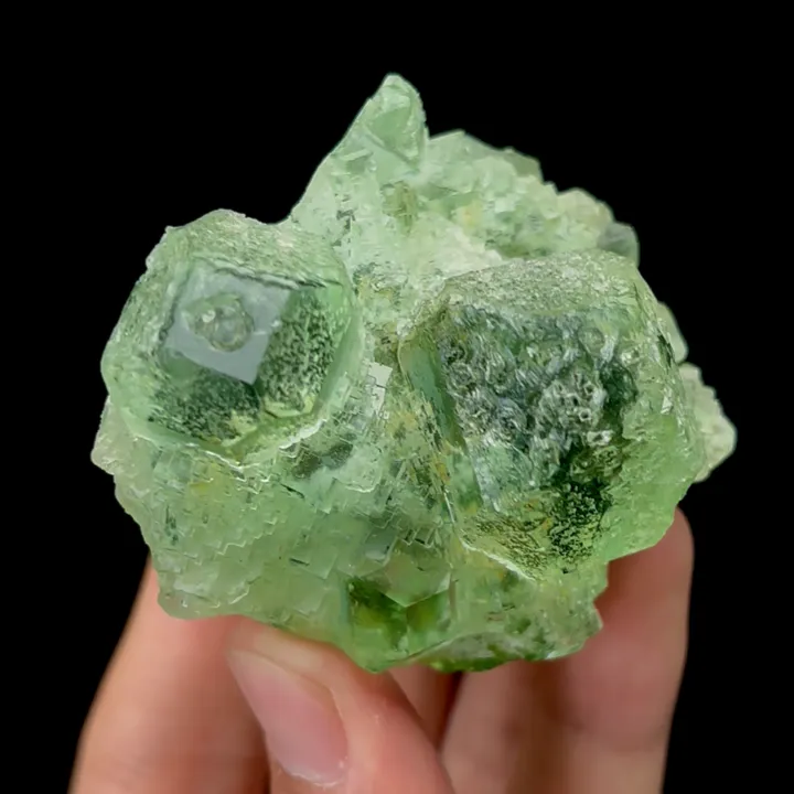 Natural Melted Green Fluorite Mineral Specimen,High Quality Specimen,FUJIAN,CHINA(61*53*50mm) - image 4