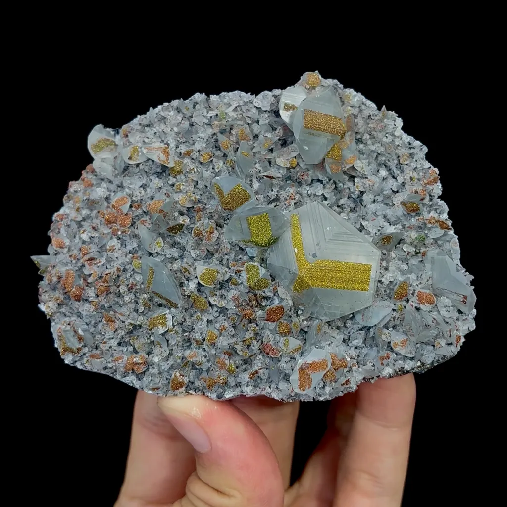 Natural Mercedes Calcite Mineral Specimen,High Quality Specimen,FUJIAN,CHINA(100*75*25mm) - image 4