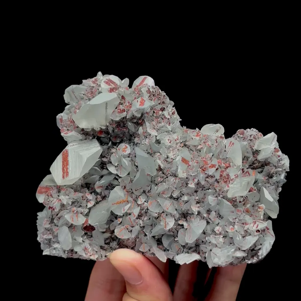 Natural Mercedes Calcite Mineral Specimen,High Quality Specimen,FUJIAN,CHINA(110*85*60mm) image