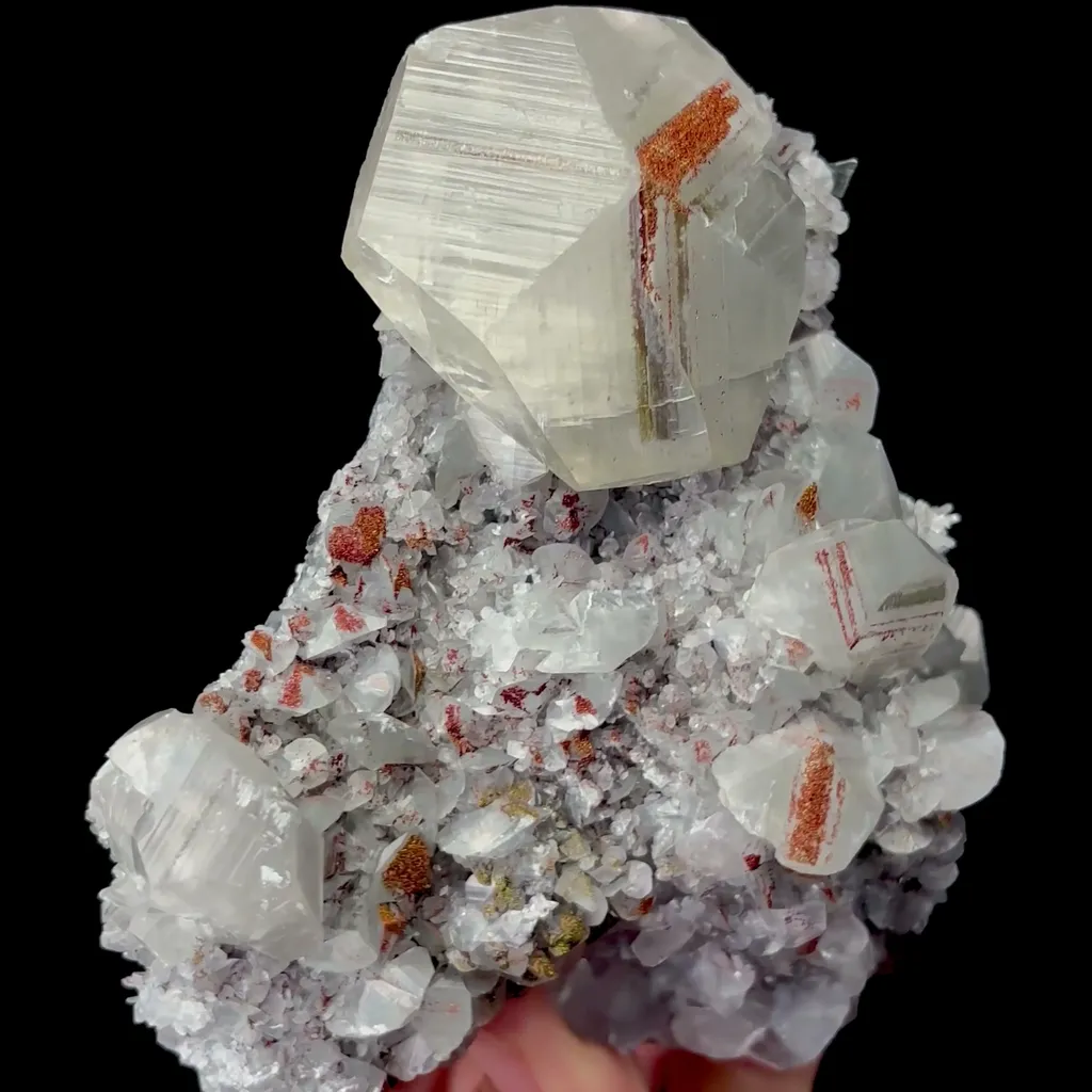 Natural Mercedes Calcite Mineral Specimen,High Quality Specimen,FUJIAN,CHINA(117*100*33mm) - image 2