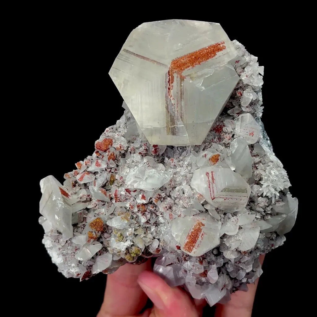 Natural Mercedes Calcite Mineral Specimen,High Quality Specimen,FUJIAN,CHINA(117*100*33mm) - image 4
