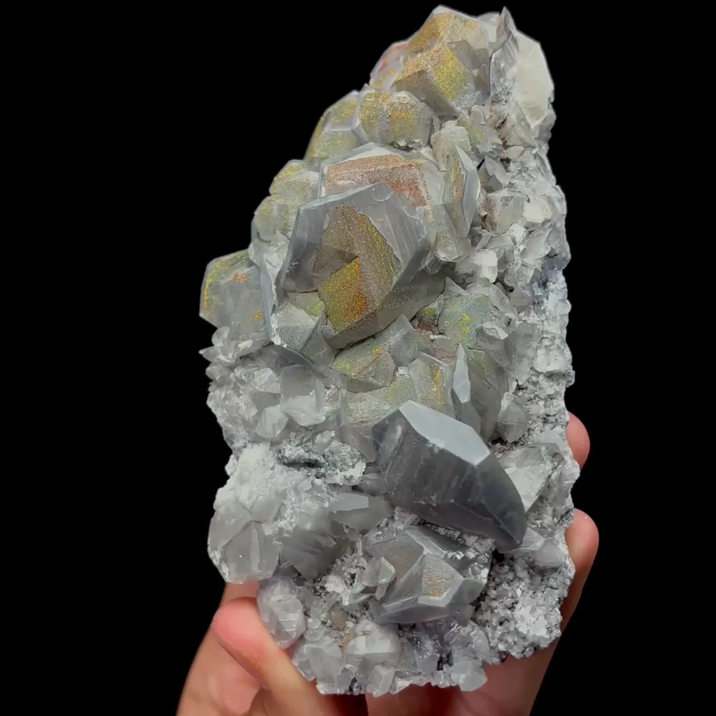 Natural Mercedes Calcite Mineral Specimen,High Quality Specimen,FUJIAN,CHINA(133*70*35mm) image