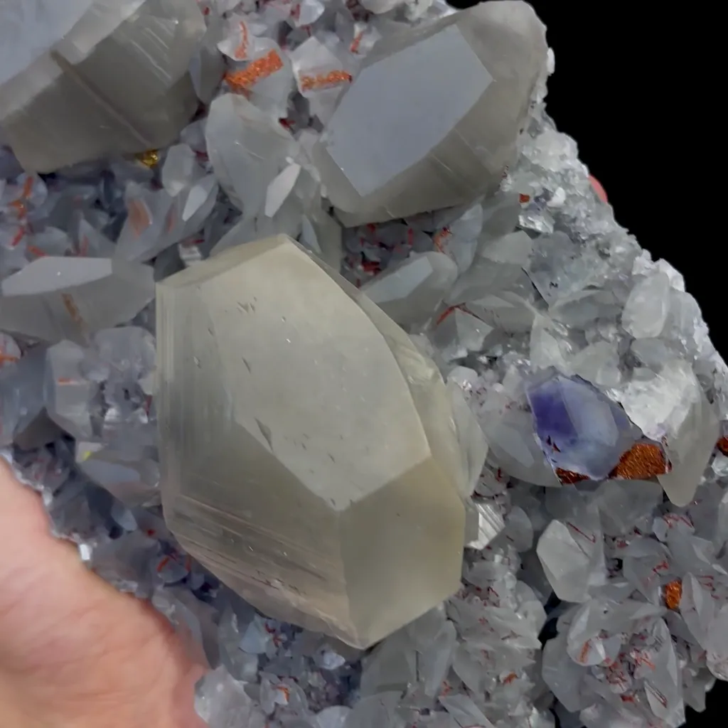 Natural Mercedes Calcite Mineral Specimen,High Quality Specimen,FUJIAN,CHINA(180*130*80mm) - image 3