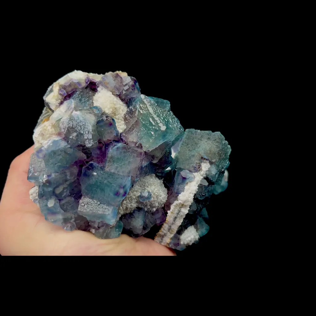Natural Morandi Fluorite and Crystal Mineral Specimen,High Quality Specimen,FUJIAN,CHINA(160*86*74mm) - image 2