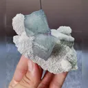 Natural Morandi Fluorite comes from Fujian,China 100*55*40MM - image 1