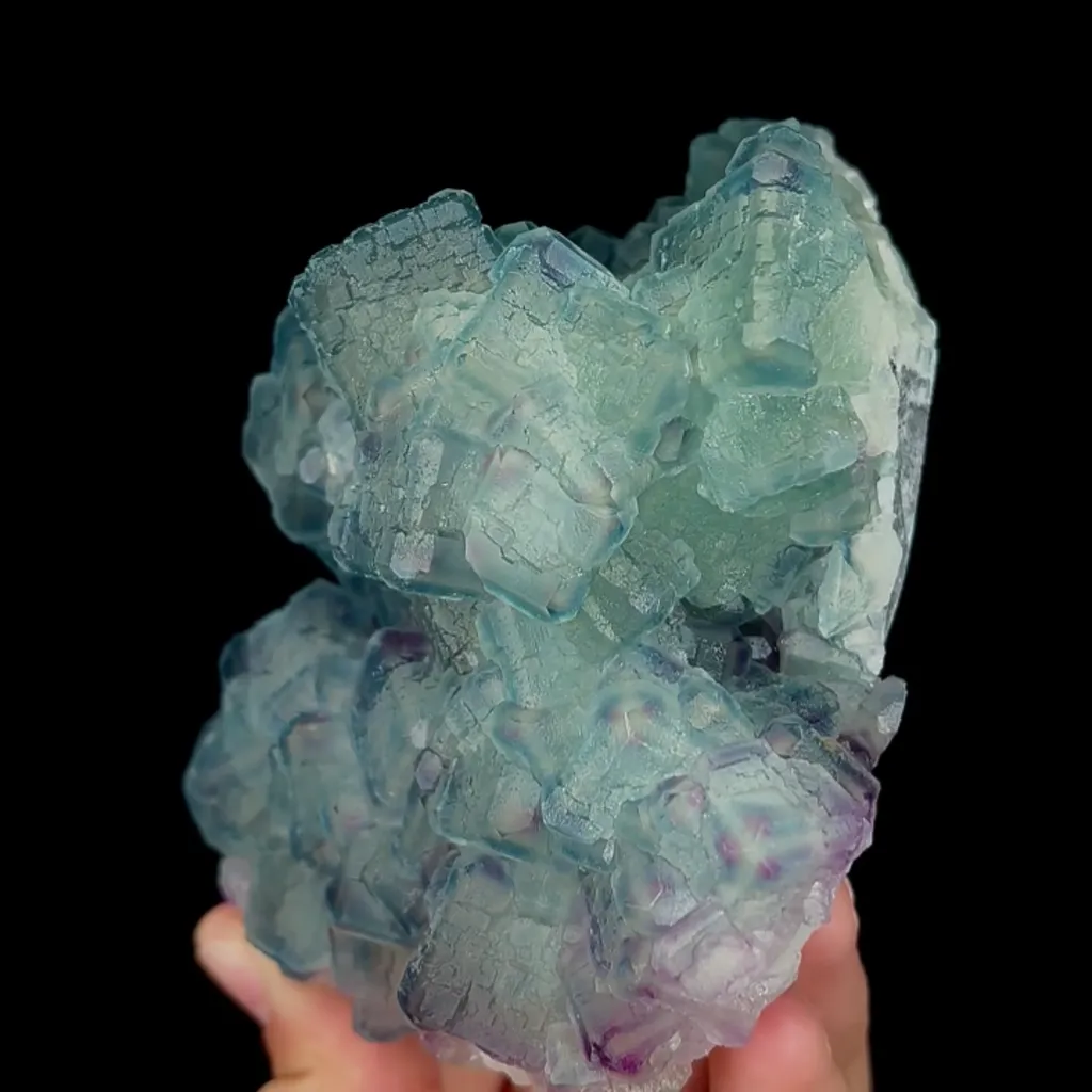 Natural Morandi Fluorite, Mineral Specimen: Fujian,China (95*80*65MM) - image 3