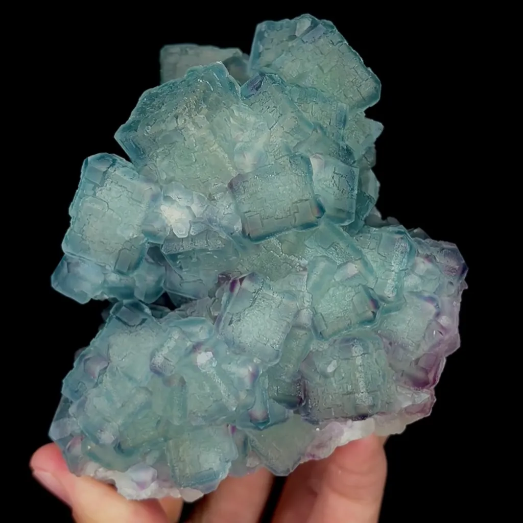 Natural Morandi Fluorite, Mineral Specimen: Fujian,China (95*80*65MM) - image 4