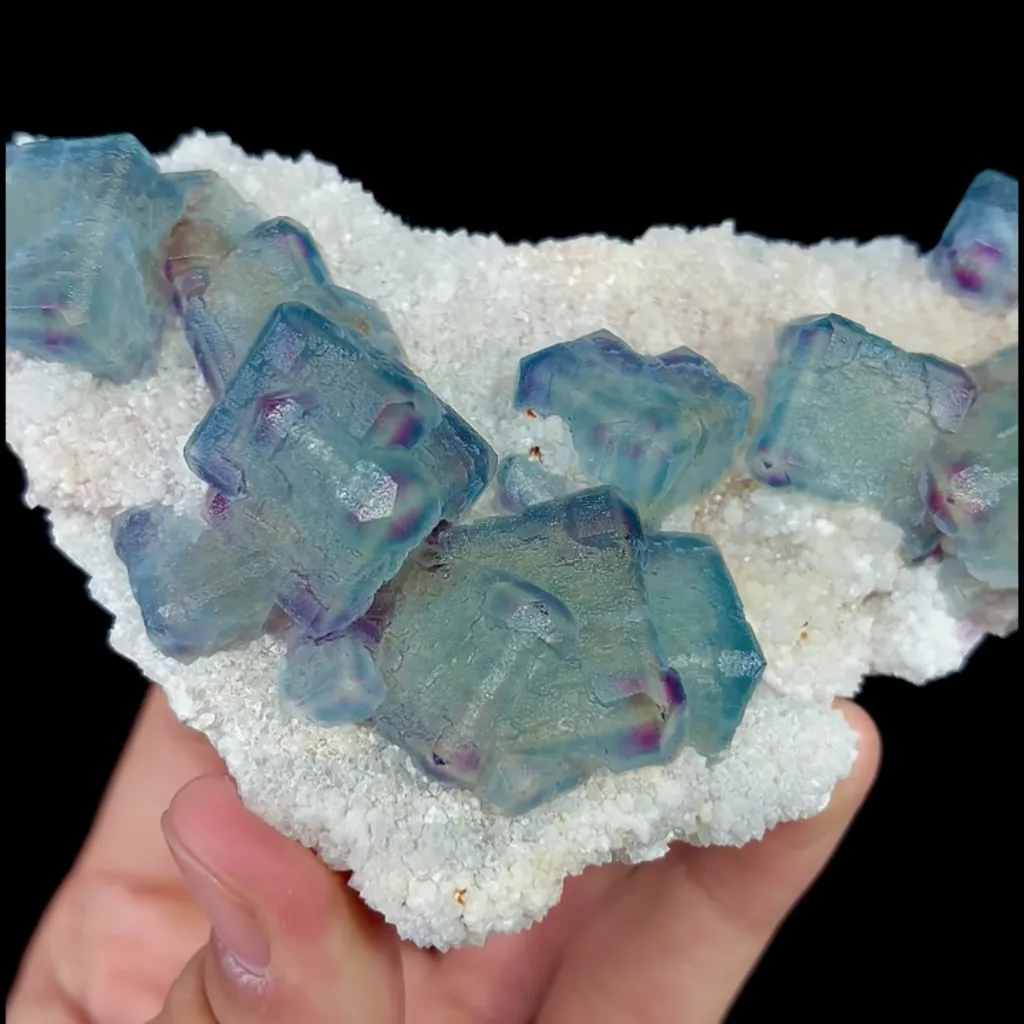 Natural Morandi Fluorite, Mineral Specimen:Fujian,China (120*70*20MM) - image 3
