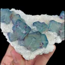 Natural Morandi Fluorite, Mineral Specimen:Fujian,China (120*70*20MM) - image 3