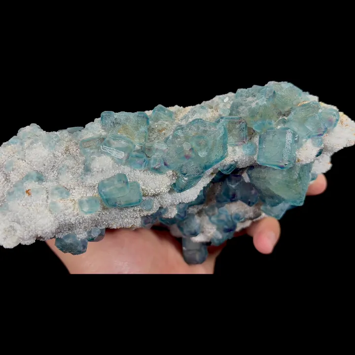 Natural Morandi Fluorite, Mineral Specimen:Fujian,China (170*110*50MM) image