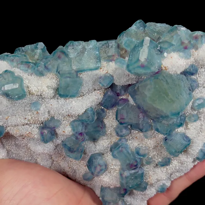 Natural Morandi Fluorite, Mineral Specimen:Fujian,China (170*110*50MM) - image 3