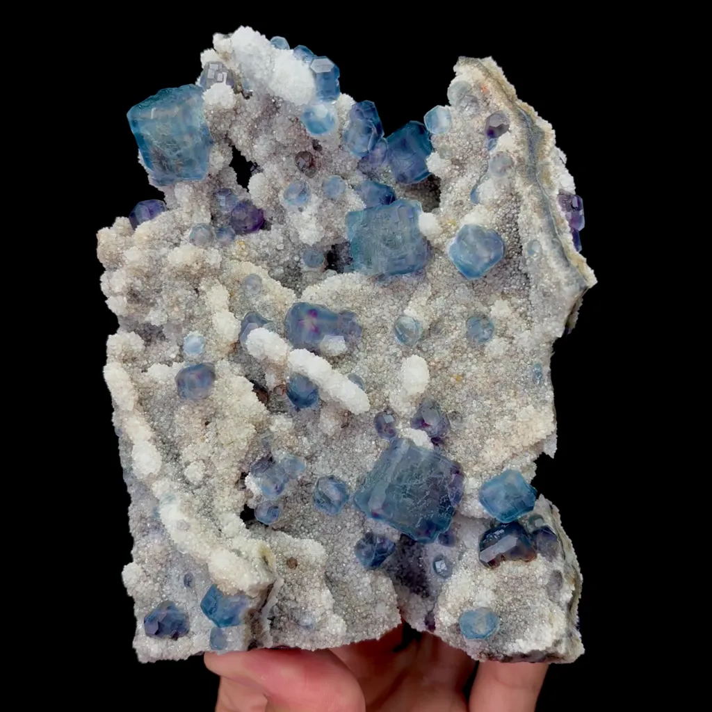 Natural Morandi Fluorite Mineral Specimen,High Quality Specimen,FUJIAN,CHINA(132*100*48mm) image