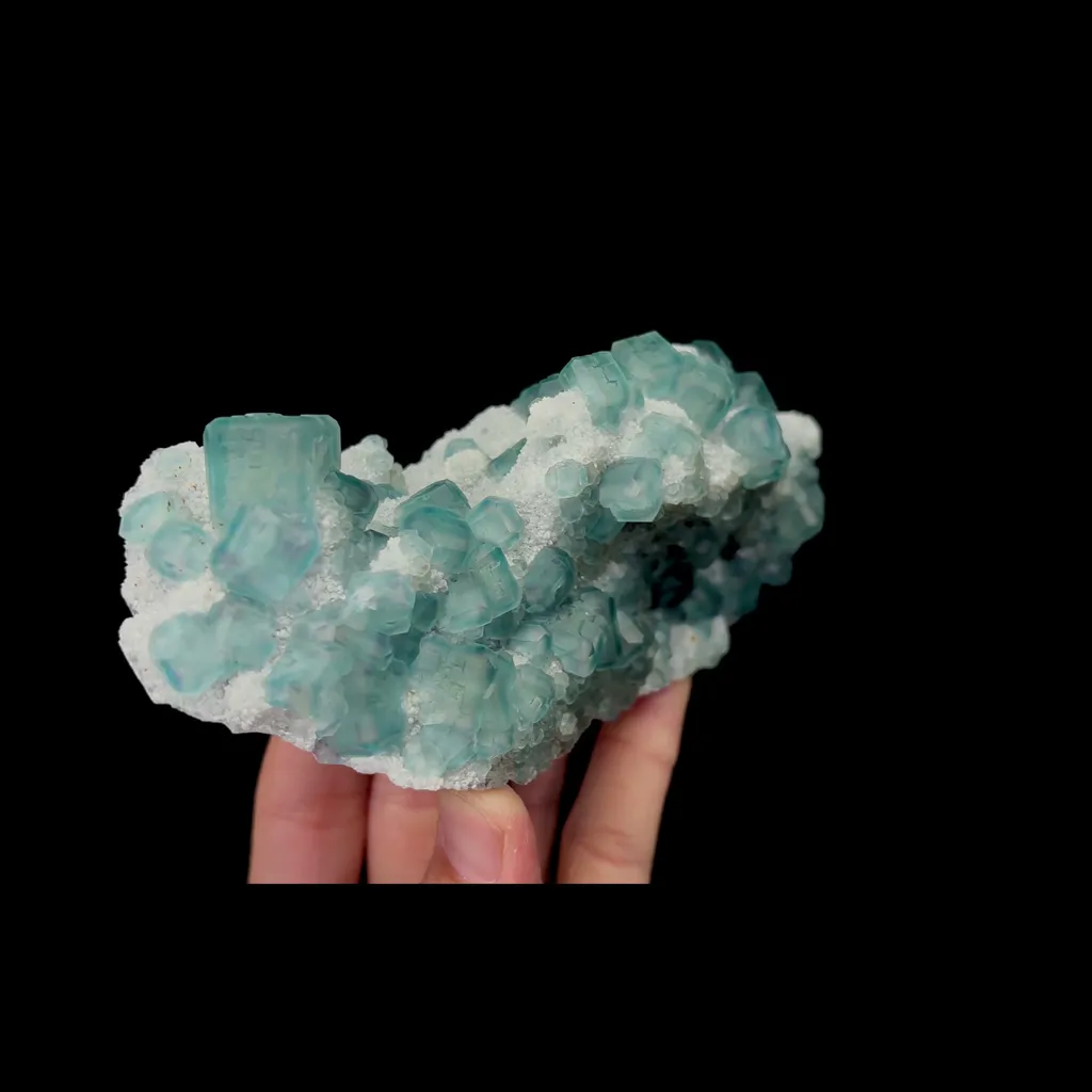 Natural Morandi QR Code Fluorite Mineral Specimen,High Quality Specimen,FUJIAN,CHINA(150*62*50mm) - image 2