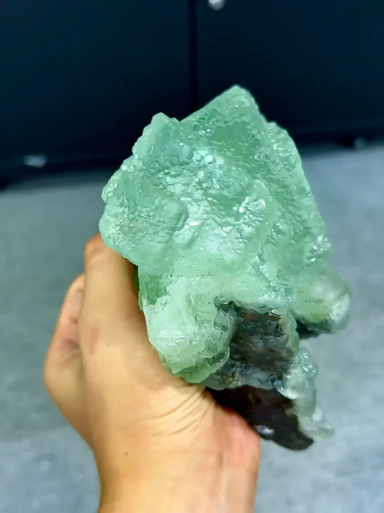 Natural Morandite Fluorite comes from Fujian,China 150*110*110MM - image 2