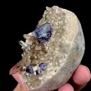 Natural Octahedral Fluorite and Smoky Crystal Mineral Specimen,High Quality Specimen,YUNXIAO,FUJIAN,CHINA(73*60*33mm) - image 3