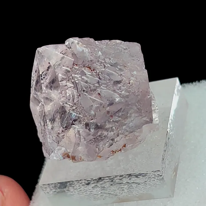 Natural Pale Pink Diamond Fluorite, Mineral Specimen: Huanggangliang,Inner Mongolia (30*30*25MM) - image 4