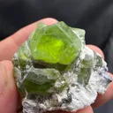 Natural Peridot Crystal Specimen Pakistan | Gem Quality Green Peridot on Matrix - image 4