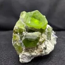 Natural Peridot Crystal Specimen Pakistan | Gem Quality Green Peridot on Matrix - image 6