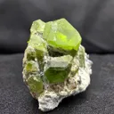 Natural Peridot Crystal Specimen Pakistan | Gem Quality Green Peridot on Matrix - image 7